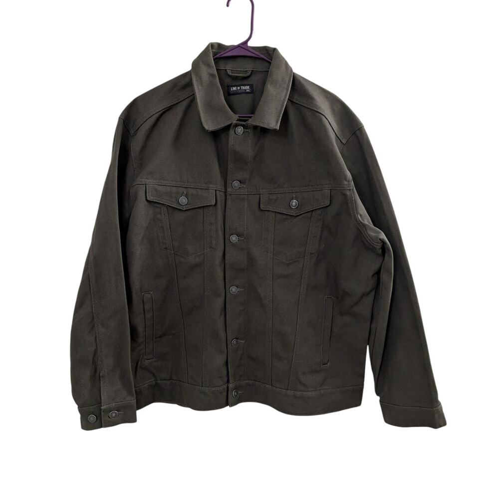 Line of Trade canvas trucker jacket
